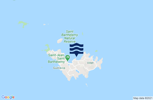 Mappa delle maree di The Ledge, U.S. Virgin Islands