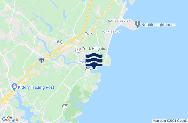 Mappa delle maree di The Rivermouth, United States