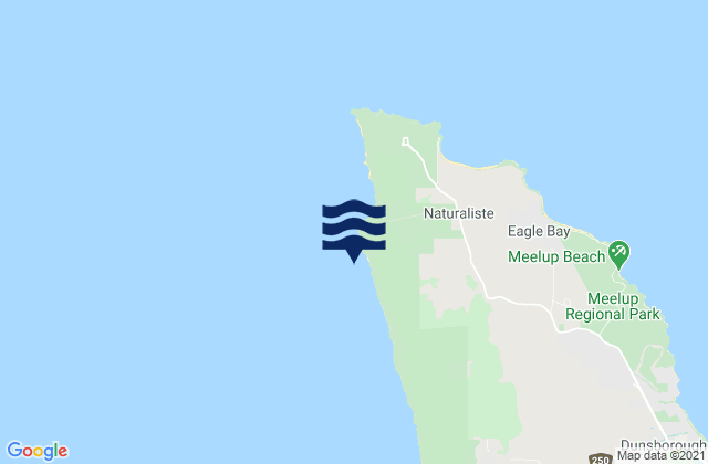 Mappa delle maree di Three Bears, Australia