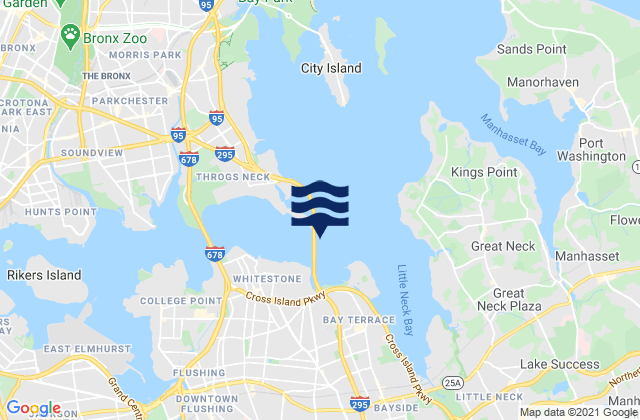 Mappa delle maree di Throgs Neck 0.2 mile S of (Willets Point), United States
