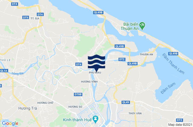 Mappa delle maree di Thành Phố Huế, Vietnam