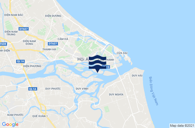 Mappa delle maree di Thành Phố Hội An, Vietnam