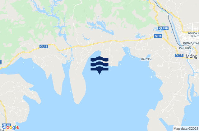 Mappa delle maree di Thành Phố Móng Cái, Vietnam