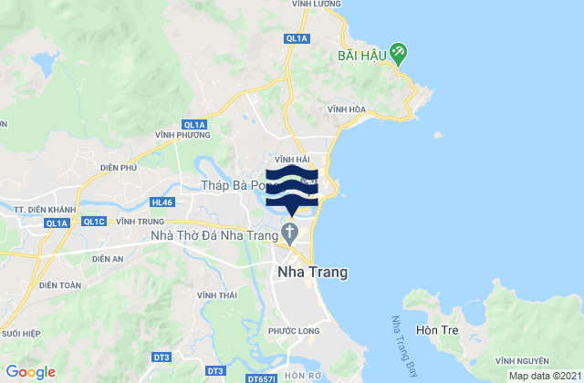 Mappa delle maree di Thành Phố Nha Trang, Vietnam