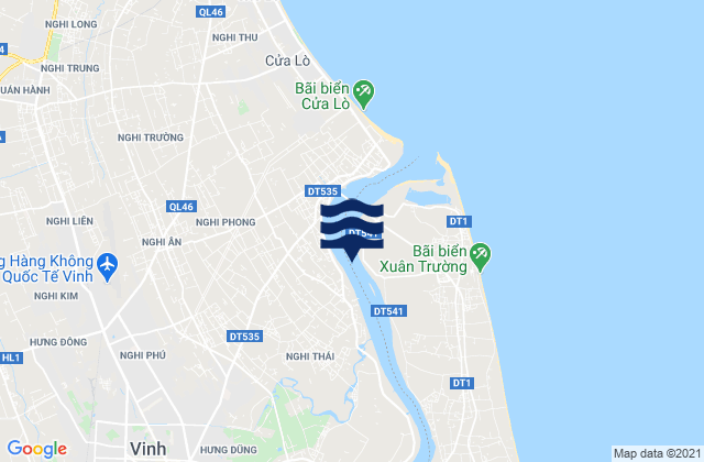 Mappa delle maree di Thành Phố Vinh, Vietnam