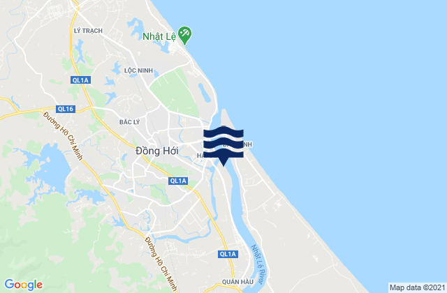 Mappa delle maree di Thành Phố Đồng Hới, Vietnam