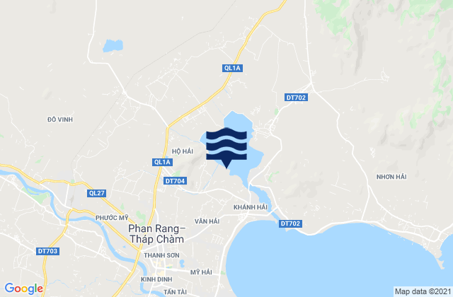 Mappa delle maree di Thị Trấn Khánh Hải, Vietnam