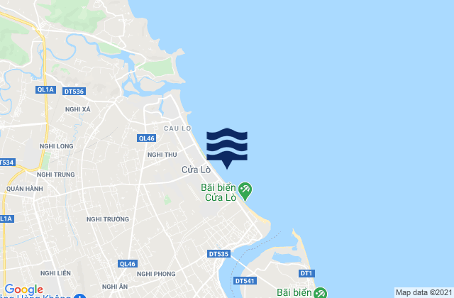 Mappa delle maree di Thị Xã Cửa Lò, Vietnam