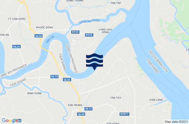 Mappa delle maree di Thị Xã Gò Công, Vietnam