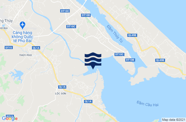 Mappa delle maree di Thị Xã Hương Thủy, Vietnam