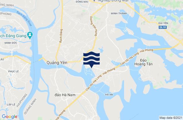 Mappa delle maree di Thị Xã Quảng Yên, Vietnam