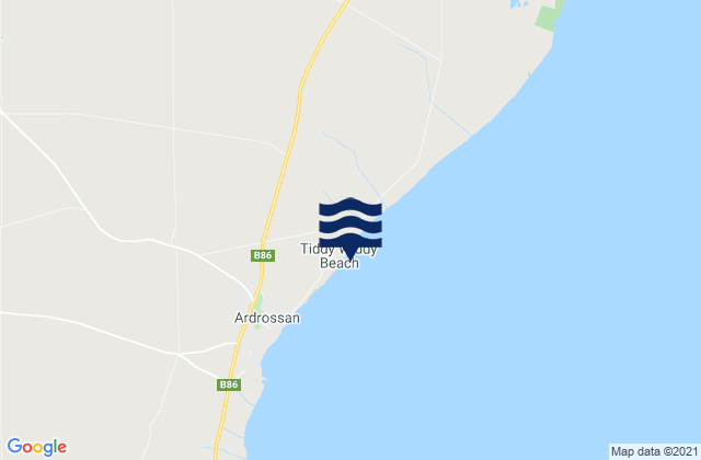 Mappa delle maree di Tiddy Widdy Beach, Australia