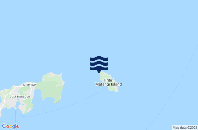 Mappa delle maree di Tiritiri Matangi Island, New Zealand