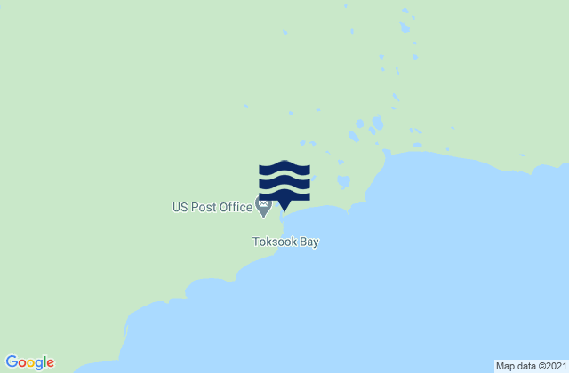 Mappa delle maree di Toksook Bay, United States