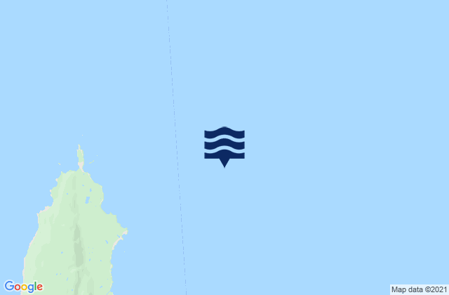 Mappa delle maree di Tonki Cape east of, United States