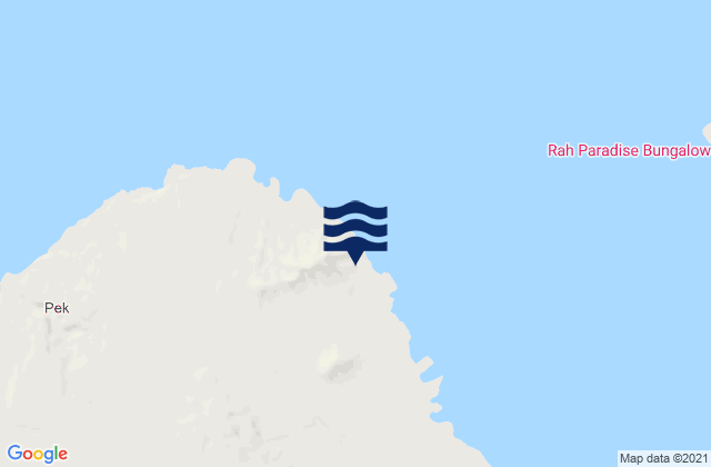 Mappa delle maree di Torba Province, Vanuatu