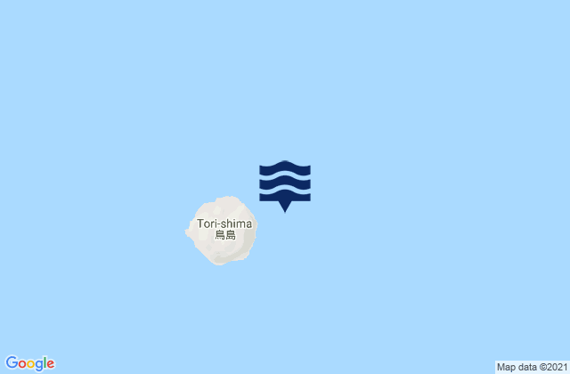 Mappa delle maree di Tori Shima, Japan