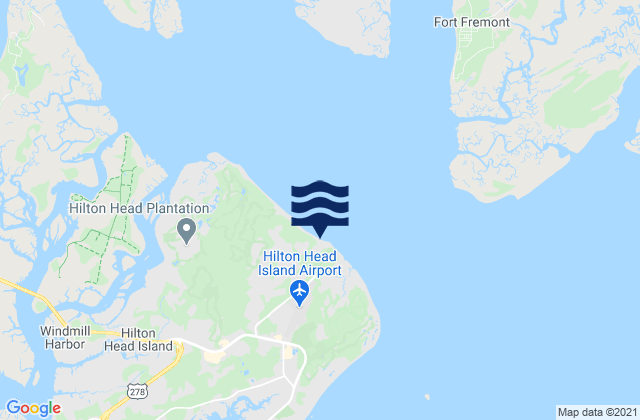 Mappa delle maree di Triton Head, United States