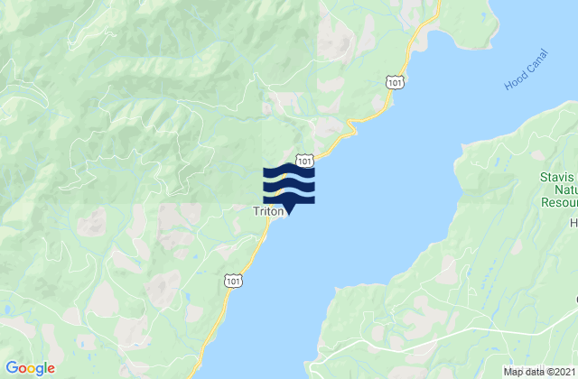 Mappa delle maree di Triton Head, United States