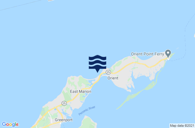 Mappa delle maree di Truman Beach, Long Island Sound, United States