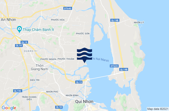 Mappa delle maree di Tuy Phước, Vietnam