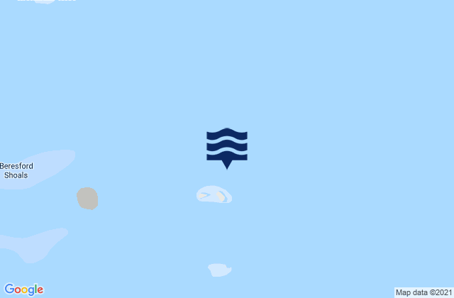 Mappa delle maree di Twin Island, Australia