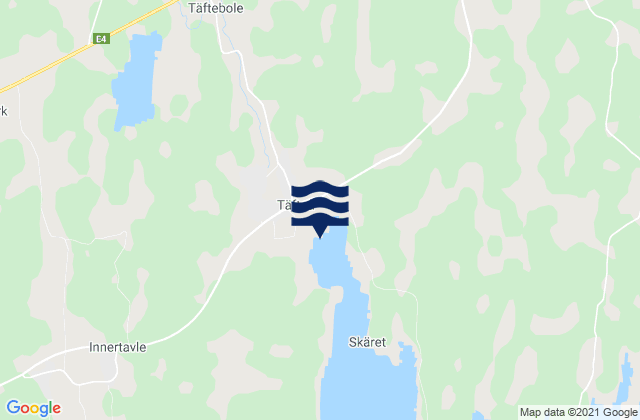 Mappa delle maree di Täfteå, Sweden