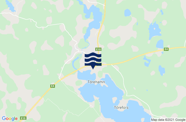 Mappa delle maree di Töre, Sweden
