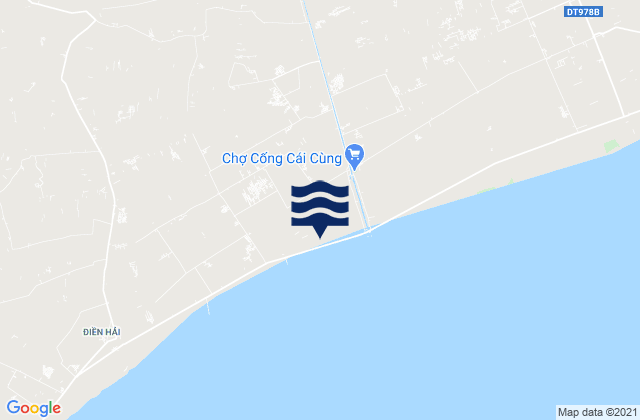 Mappa delle maree di Tỉnh Bạc Liêu, Vietnam