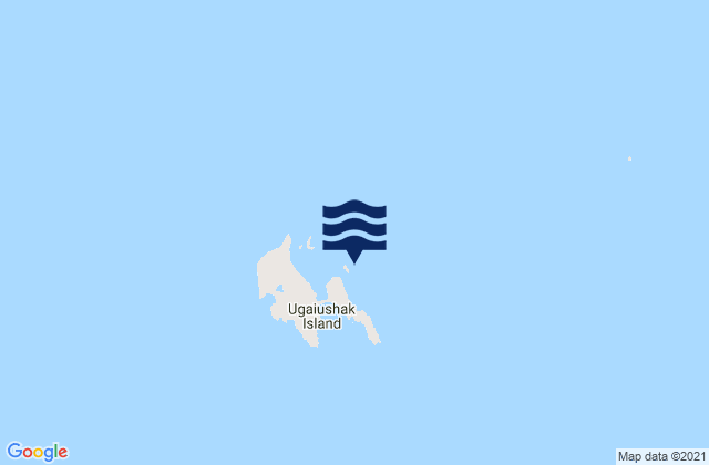 Mappa delle maree di Ugaiushak Island, United States
