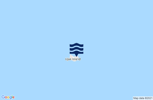 Mappa delle maree di Ujae, Marshall Islands