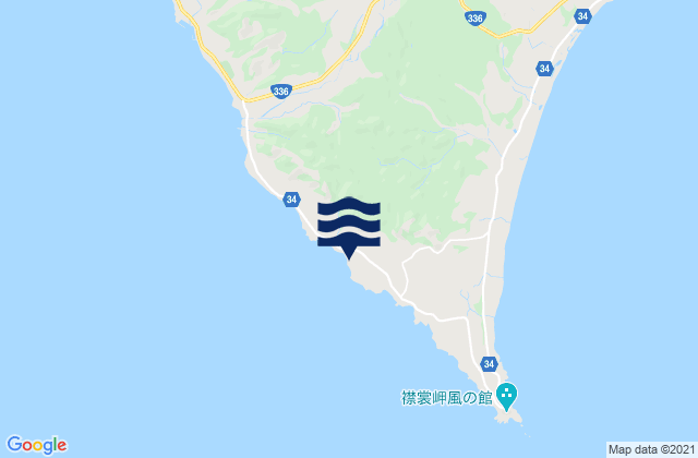 Mappa delle maree di Utaro, Japan