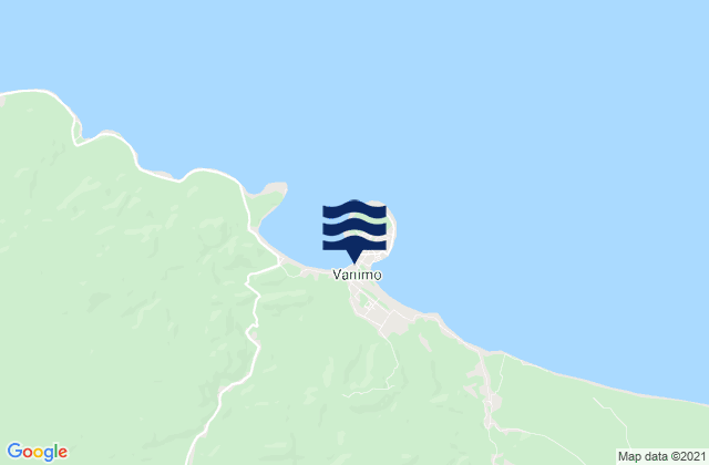 Mappa delle maree di Vanimo, Papua New Guinea