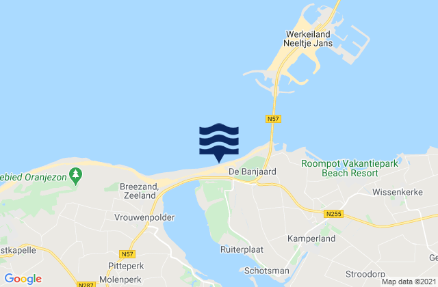 Mappa delle maree di Veere, Netherlands