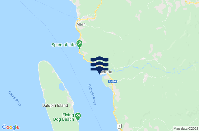 Mappa delle maree di Victoria, Philippines