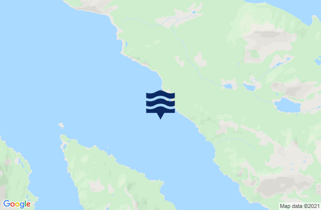 Mappa delle maree di Viekoda Bay, United States