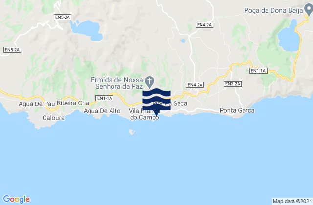 Mappa delle maree di Vila Franca do Campo, Portugal