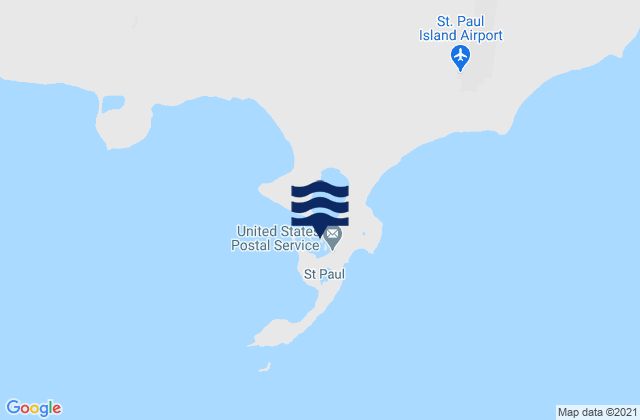Mappa delle maree di Village Cove St Paul Island, United States