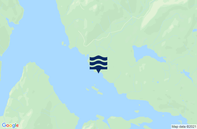 Mappa delle maree di Village Rock Zimovia Strait, United States