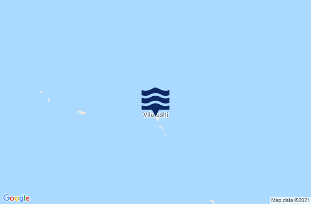 Mappa delle maree di Vilufushi, Maldives