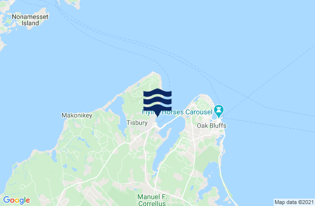 Mappa delle maree di Vineyard Haven Harbor, United States