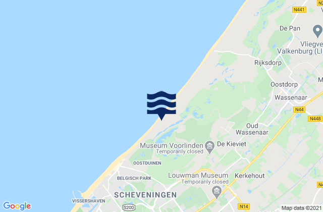 Mappa delle maree di Voorburg, Netherlands