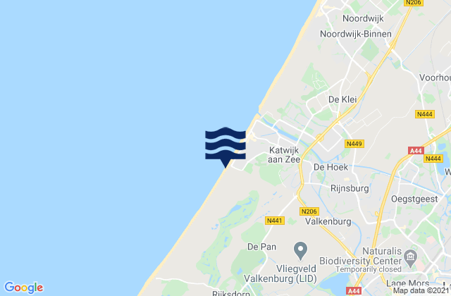 Mappa delle maree di Voorschoten, Netherlands