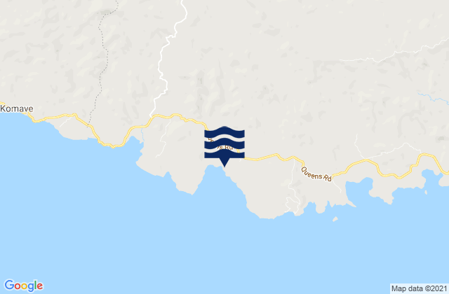 Mappa delle maree di Vunaniu, Fiji
