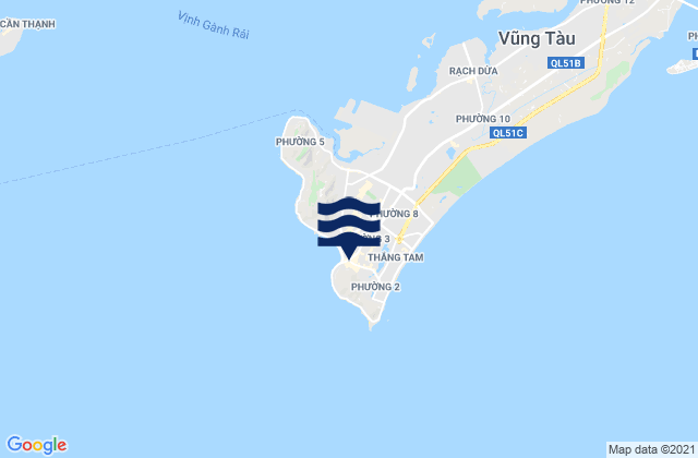 Mappa delle maree di Vũng Tàu, Vietnam