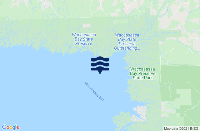 Mappa delle maree di Waccasassa Bay, United States