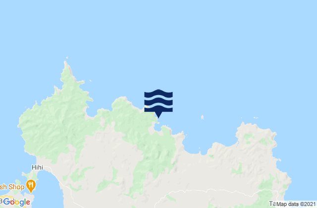 Mappa delle maree di Waimahana Bay, New Zealand