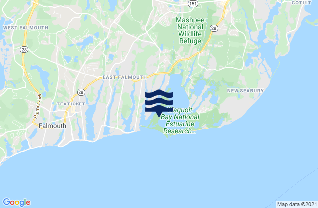 Mappa delle maree di Washburn Island, United States