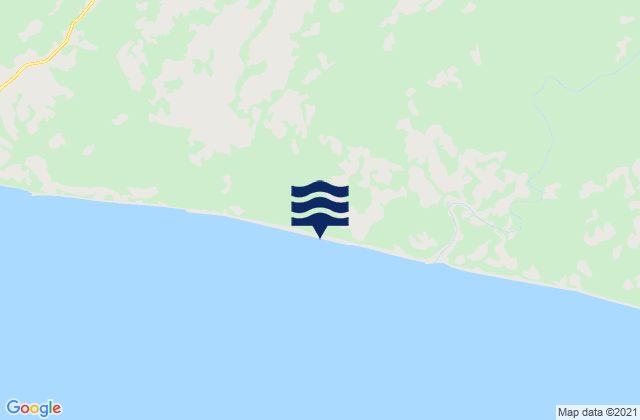 Mappa delle maree di Webado, Liberia