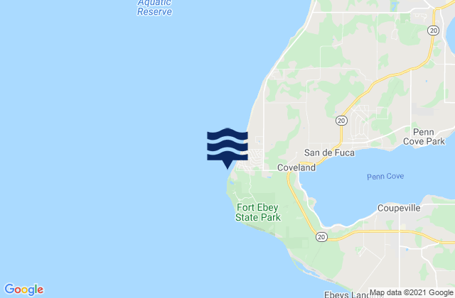 Mappa delle maree di West Beach, United States